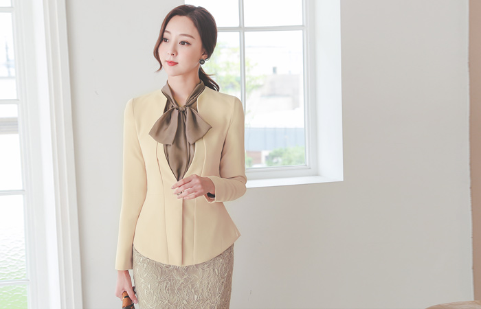 Cutting Draping Gold-Ring Button JacketⅡ