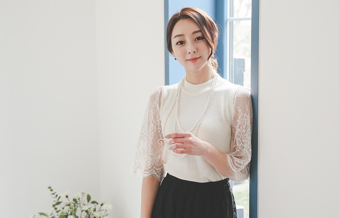 Boutique Race Short Sleeve Knit