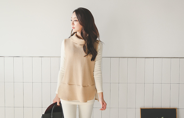 Ring point button tread knee Vest