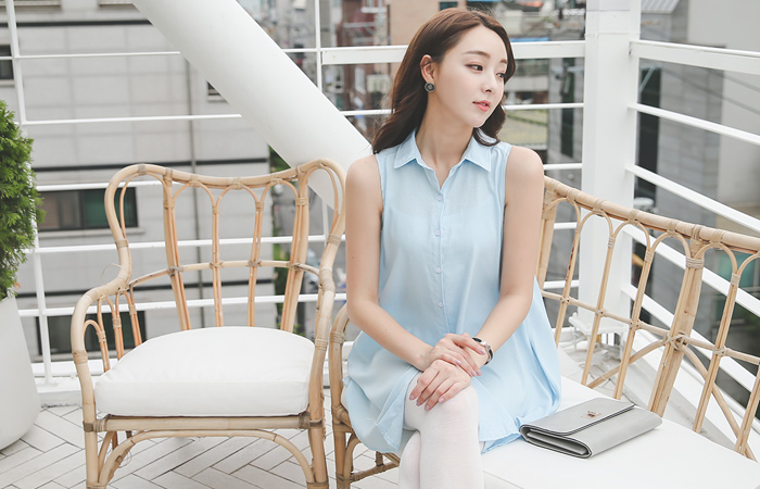 Uncle Flare Long Shirt Dress