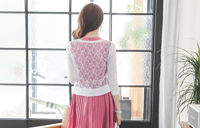 Back Race 7 Mini Cardigan