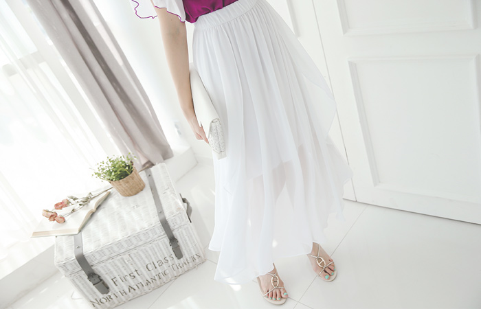 Tulip Chiffon Rong skirt