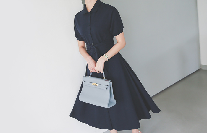 feminine Sporty Pique Dress