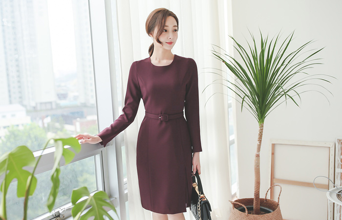 Pleats insert Dress (fall)