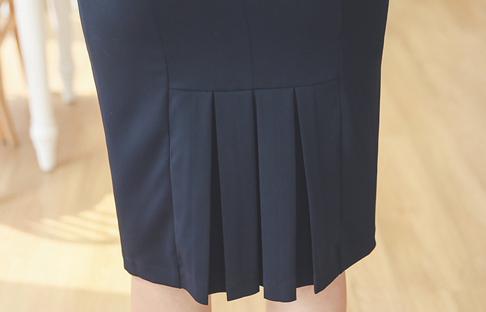 Bag Pleats Midi Skirt