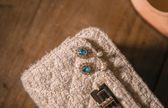 sapphire Blue Earring