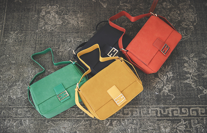 Suede Color Gold Ring Point Shoulder Bag