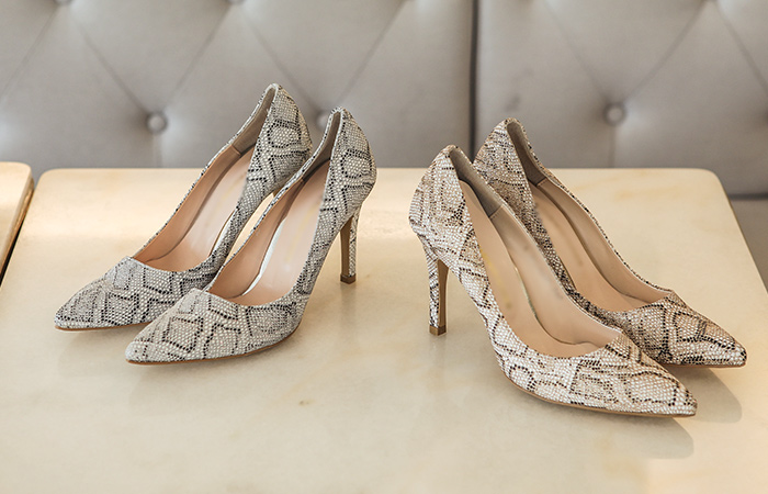[Models wear40st]Snake pearl Luxury Stiletto Heels
