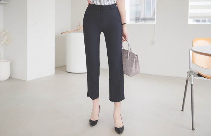 Daily Mini Slit Slim Fit Span Slacks