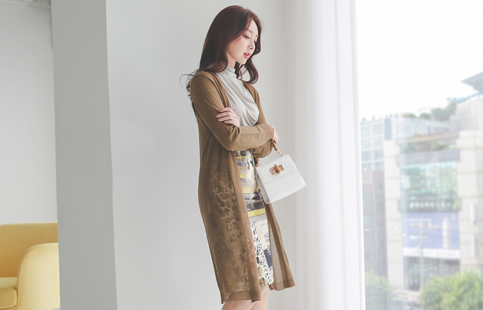 Summer See-through Open Long Cardigan