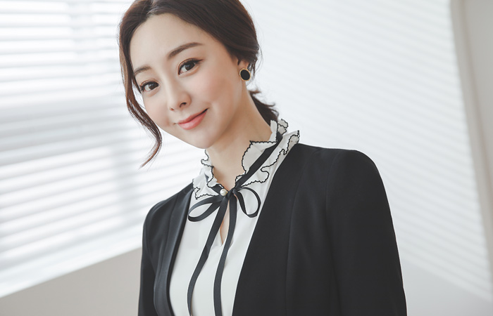 Step minimal No-collar Jacket(spring) Ⅱ