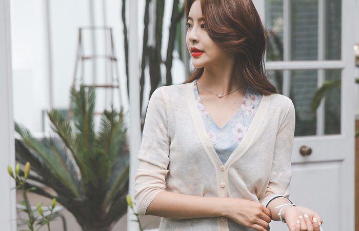 Summer V-neck Mini CardiganⅡ