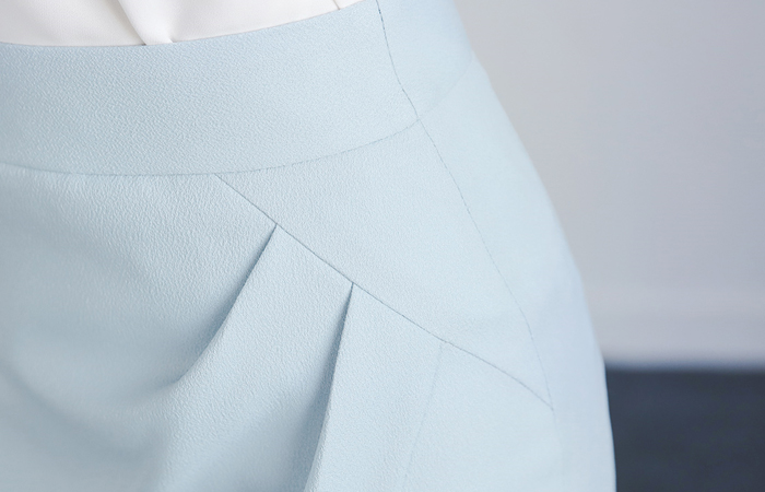 Muse Drape Shirring Wrap SkirtⅡ