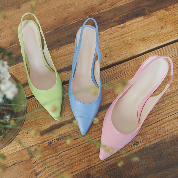 Daily Simply Color SlingBack Heels