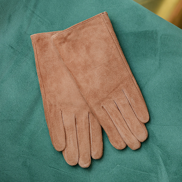 Smart Touch Suede Gloves(Fur Lining)