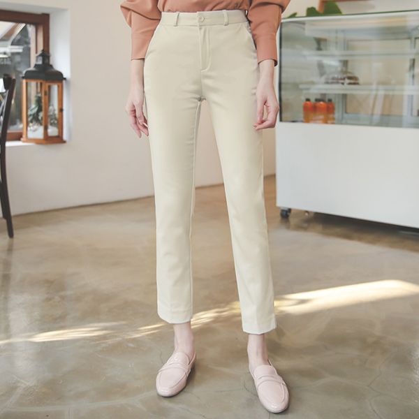 Classic Slit Napping Span Slacks Ⅱ