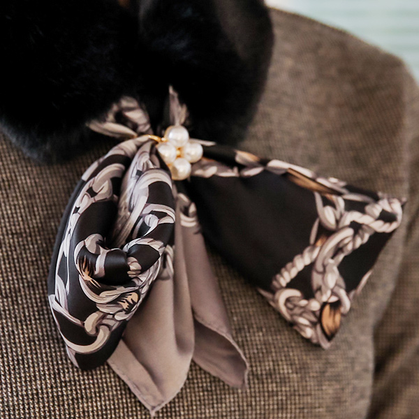 Scarf Eco Fur muffler (scarf ring set)