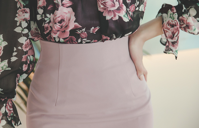 Arden high waist 5 part Skirt (spring)