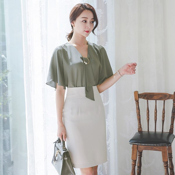 Nature high waist Skirt (summer)