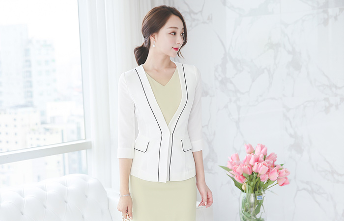 Piping Linings Linen Texture Jacket