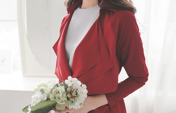 Vivid Maxi Trench Shawl Jacket