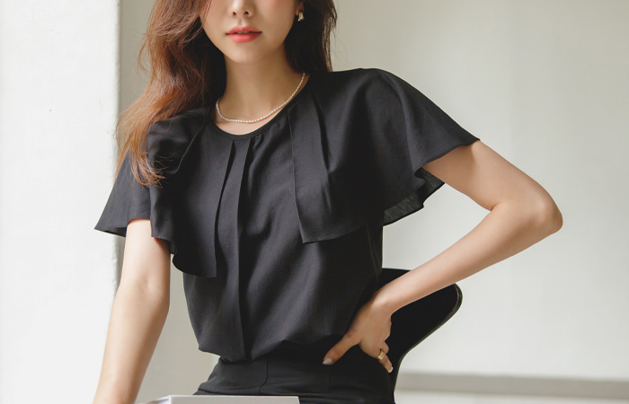 Elegance Wing Sleeves Blouse