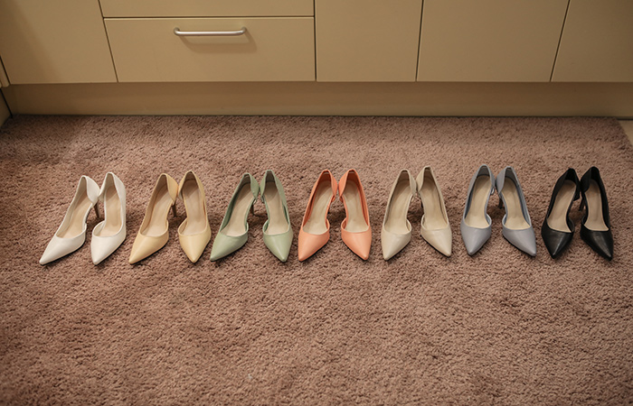 [Models wear43st]Spring Color Side Open Stiletto Heels