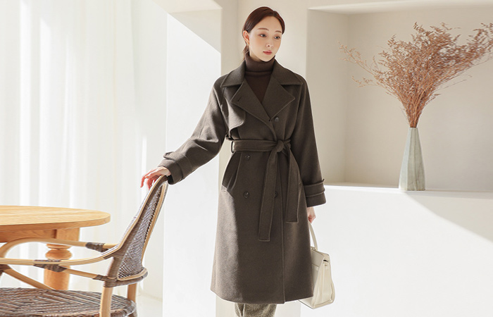 Classic Trench Double-button Long Coat