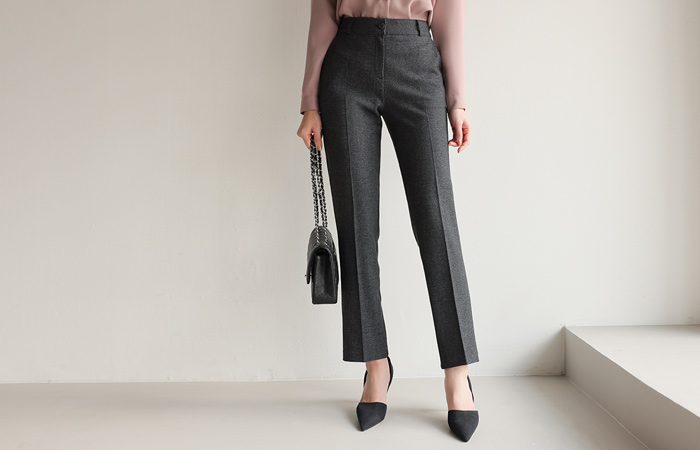 Thread-check Slim Straight Span Slacks