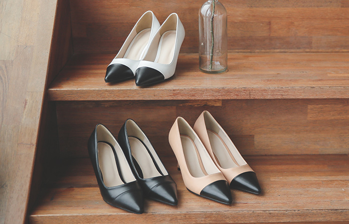 Classic Cobination Color Combination Stiletto Heels