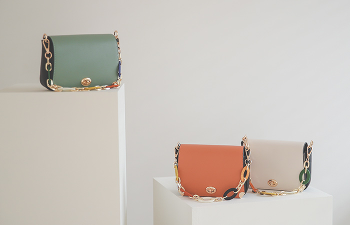 unique Chain Strap Vivid Cross Bag