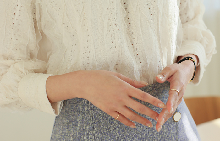 Flowy Feminine Lace Blouse