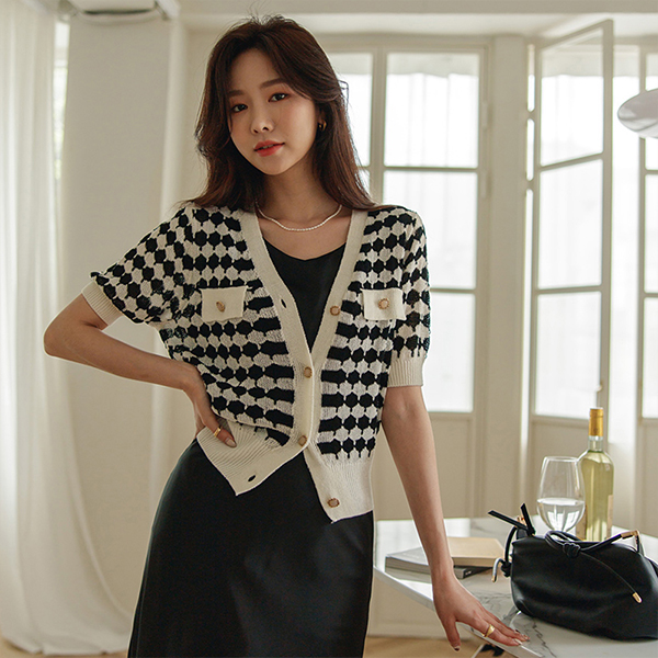 Diamond Diamond Jewel Muse Cardigan