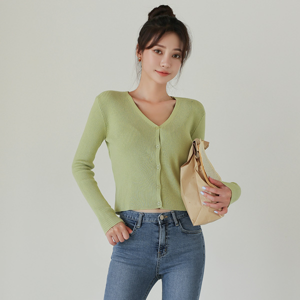 Soft Corduroy Crop Cardigan