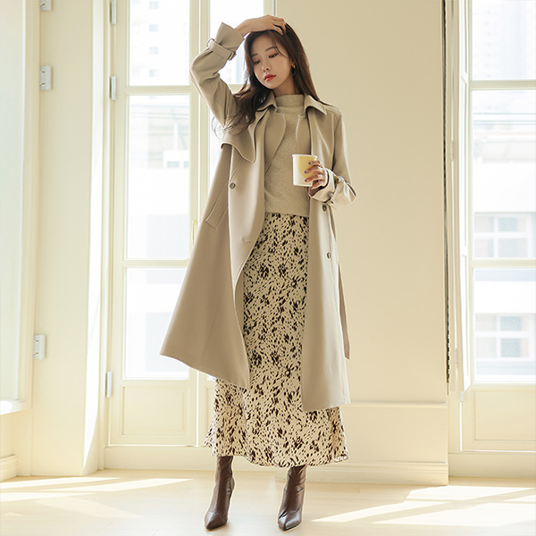 Classic Double-button Modern Trench Coat