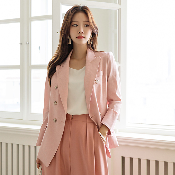 Cool Official Mood Natural Linen Jacket
