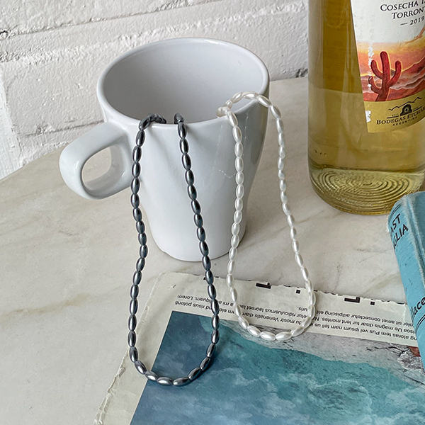 Daily Pearl Point Color Necklace