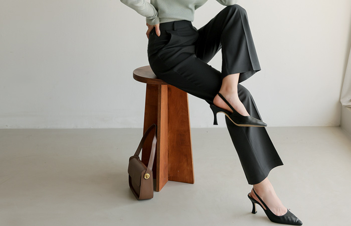 Semi- Boot-Cut Slacks