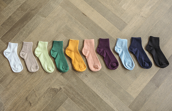 Colorful Cotton Corduroy Socks