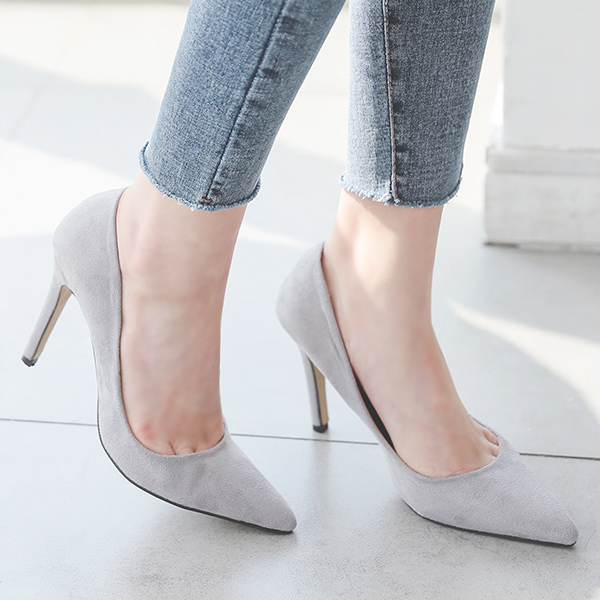 Suede multi Color Stiletto Heels