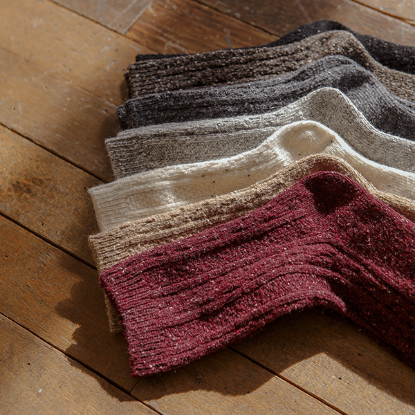 Bokashi twist Knit Socks