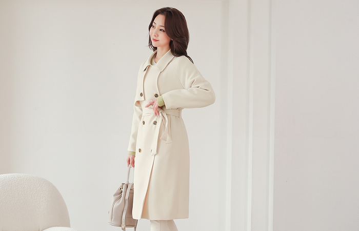 Daily loose fit Pastel Trench Coat(spring)