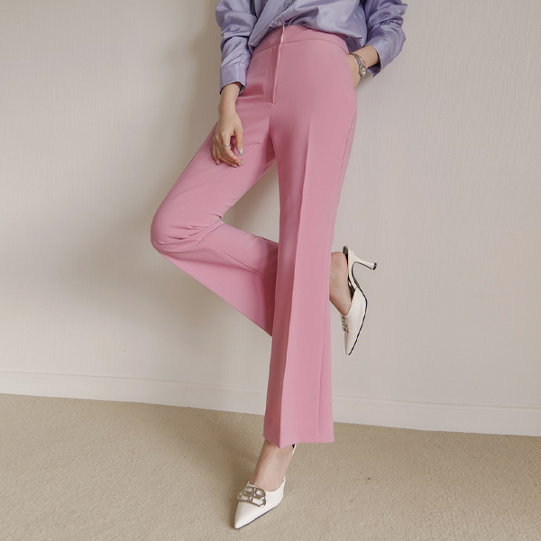 Trendy Modern Point Boot-Cut Slacks