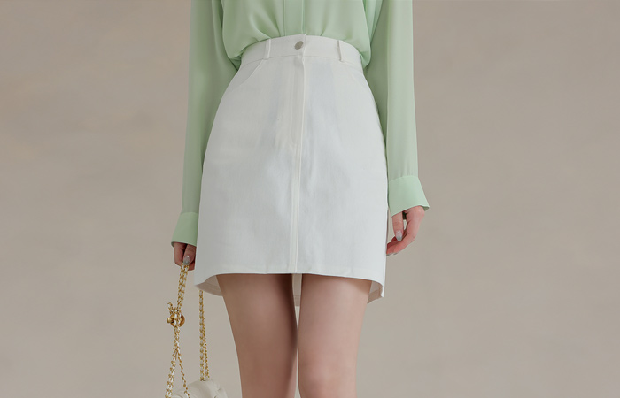 Daily Cotton Mini Skirt