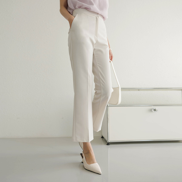 Classic Summer Half High-waist Span SlacksⅡ