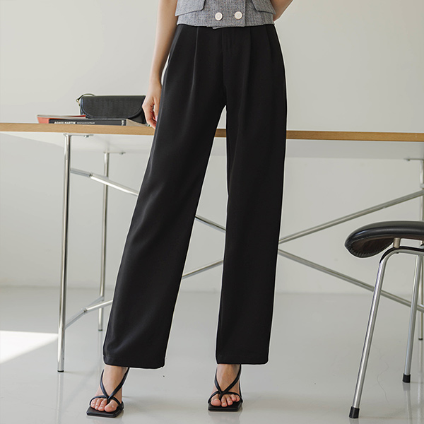 Color Point Soft Wide Slacks