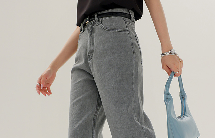  Wide Denim Pants