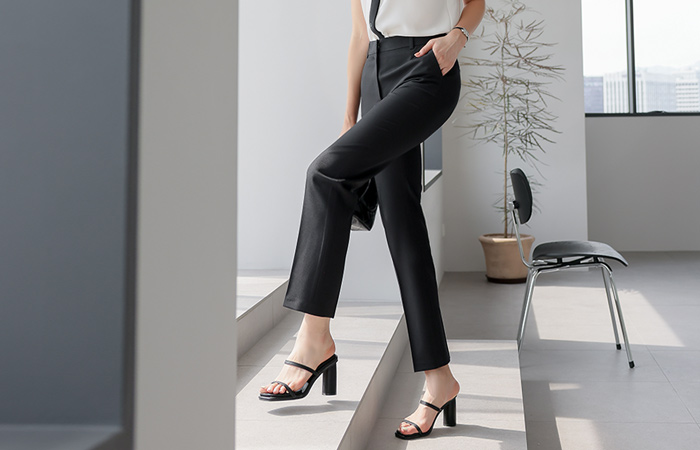 Soft Slim Straight Slacks(summer)