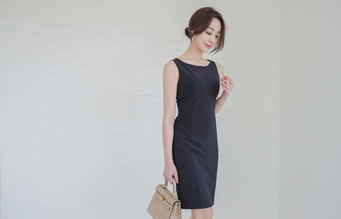 minimum Pintuck H-line Cutting Dress Ⅱ