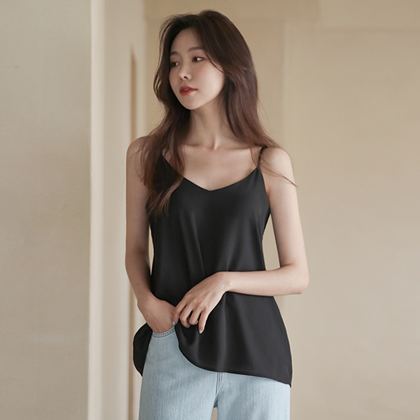 slender Summer Sleeveless Blouse